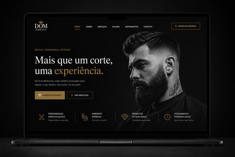 Site de barbearia